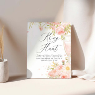 Petals und Prosecco Brautparty Ringjagd Poster