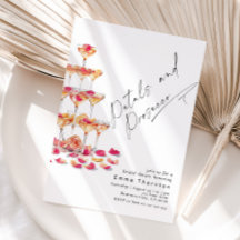 Petals und Prosecco minimal Modernes Brautparty