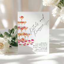 Petals und Prosecco minimal Modernes Brautparty