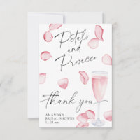 Petals und Prosecco - vielen Dank Brautparty