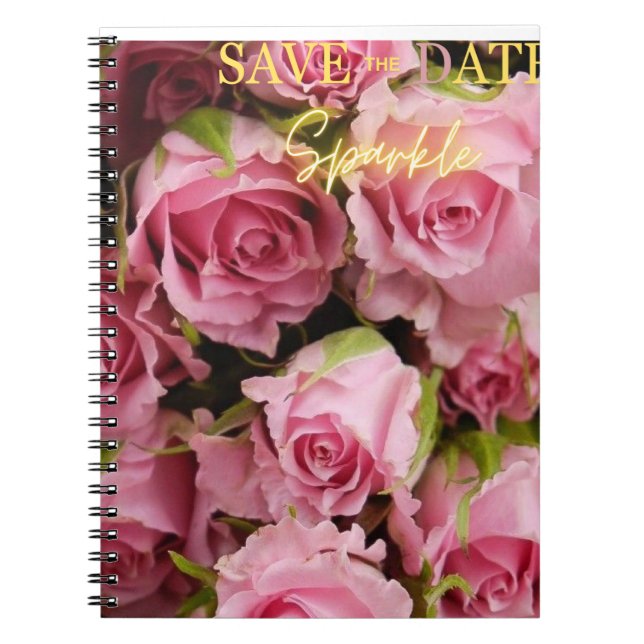 Petals und Seiten: Spiralbuch Notizblock (Vorderseite)