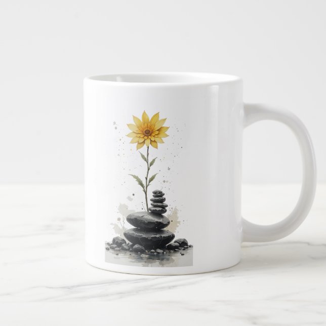 Petals und Stones Symphony Jumbo-Tasse (Rechts)
