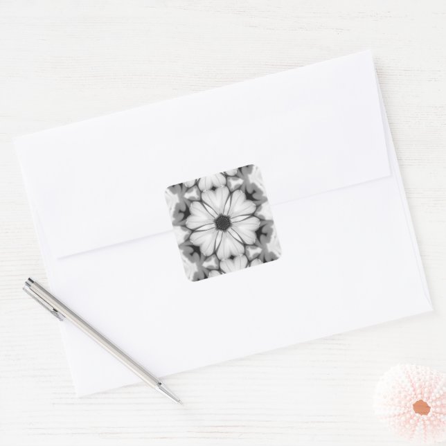 PetalSymphonie Quadratischer Aufkleber (Umschlag)