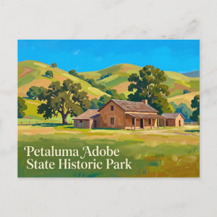 Petaluma Adobe State Historic Park Kalifornien Postkarte