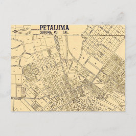Petaluma CA Vintage Karte Postkarte