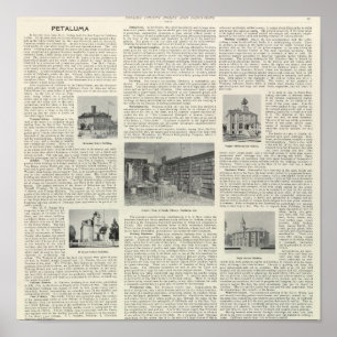 Petaluma, Kalifornien Poster