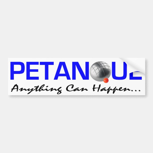 Petanque Autoaufkleber (Vorne)