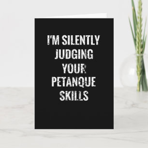 Petanque Boules Gift Petanque Lover Boule Player Karte