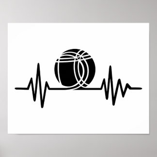 Petanque-Frequenz Poster