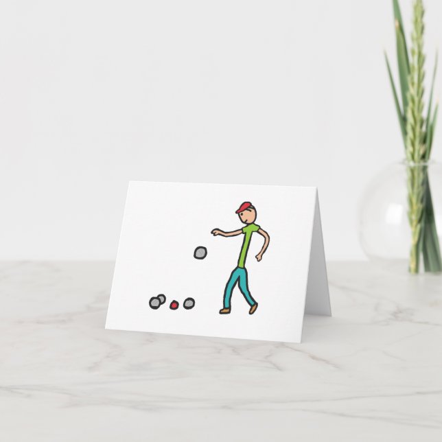 Petanque Karte (Vorderseite)