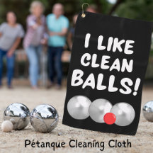 Pétanque Reinigungstuch -