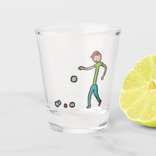 Petanque Schnapsglas