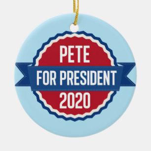 Pete Buttigieg für Präsident 2020 Keramik Ornament