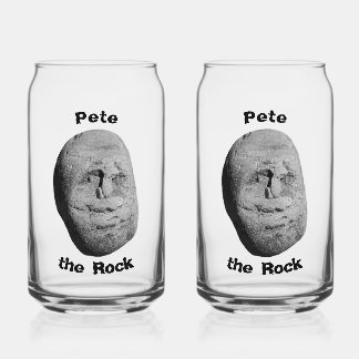 Pete die Rock Glassware Dosenglas