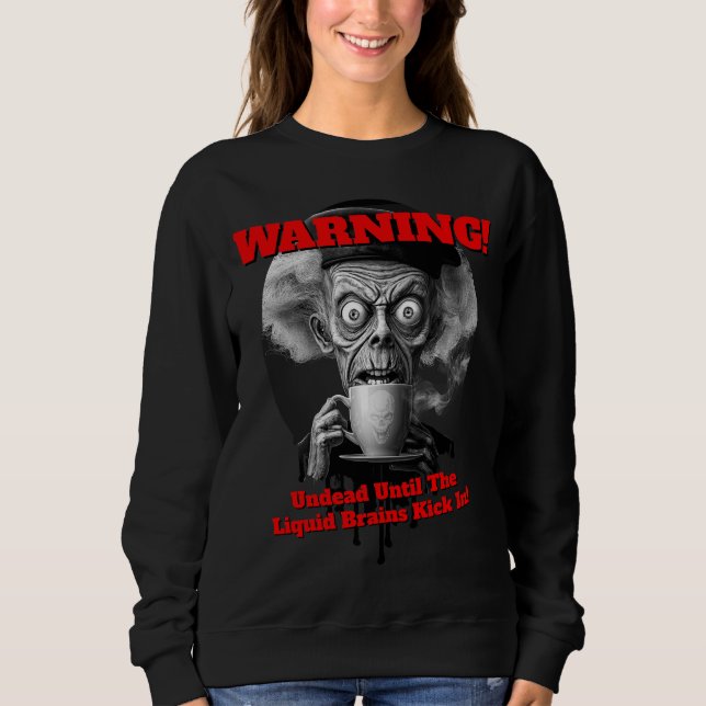 Pete: Flüssiges Gehirn Morgen Sweatshirt (Vorderseite)