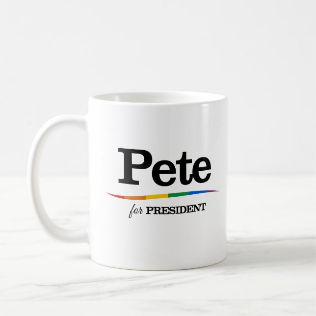 Pete für den Präsidenten Kaffeetasse (Links)