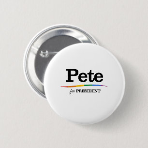 Pete für Präsident Button