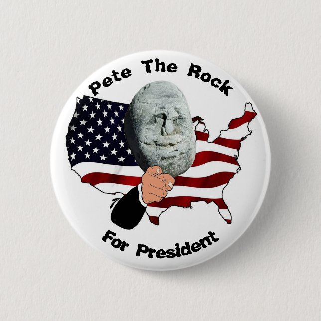 Pete für Präsident Button (Vorderseite)