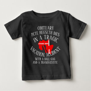 PETE HEGSETH STIRBT MIT BALLGAG UND EINEM TRANSVES BABY T-SHIRT