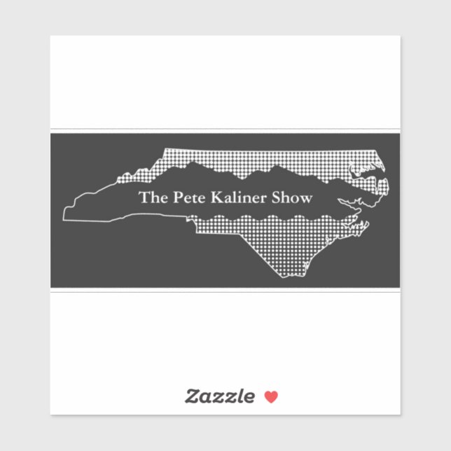 Pete Kaliner Staat-Logo-Aufkleber anzeigen - schwa Aufkleber (Blatt)