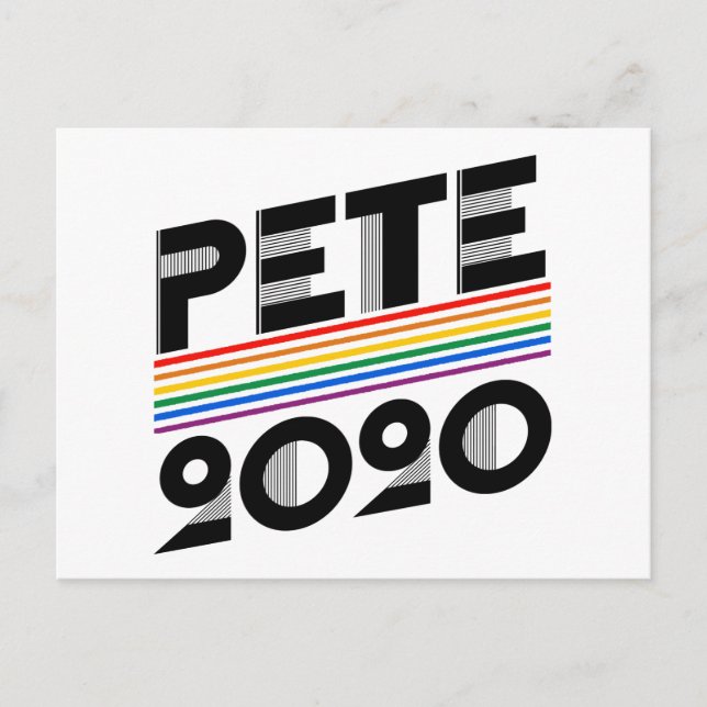Pete Pride 2020 Postkarte (Vorderseite)