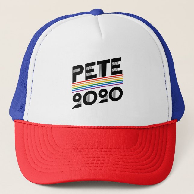 Pete Pride 2020 Truckerkappe (Vorderseite)