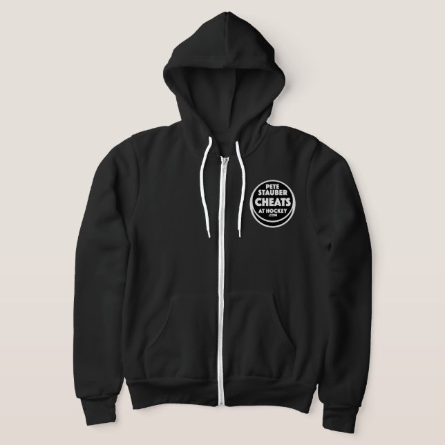 Pete Stauber Cheats At Hockey .com Hoody (Ablage )