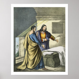Peter and John at the Sepulchre, from hat Prin Poster