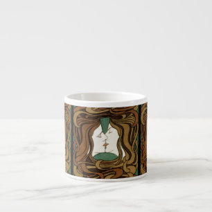 Peter Behrens Kiss Liebe Abstrakt Jugendstil Espressotasse