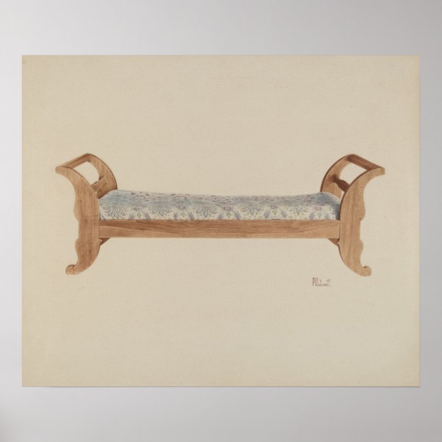 Peter C. Ustinoff Day Bed c. 1940 Poster (Vorne)