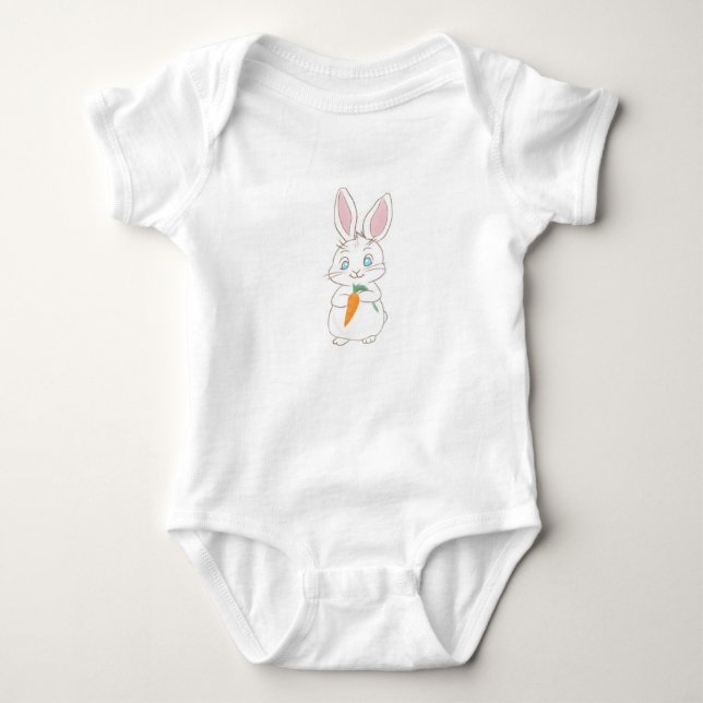 Peter Cottontail  Baby Strampler (Vorderseite)