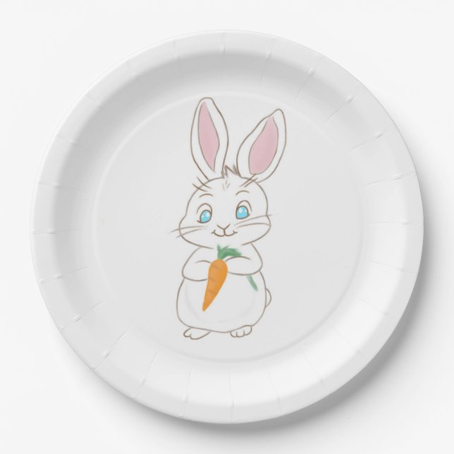 Peter Cottontail  Pappteller (Vorderseite)