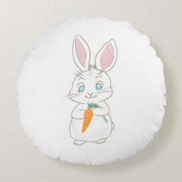 Peter Cottontail Rundes Kissen