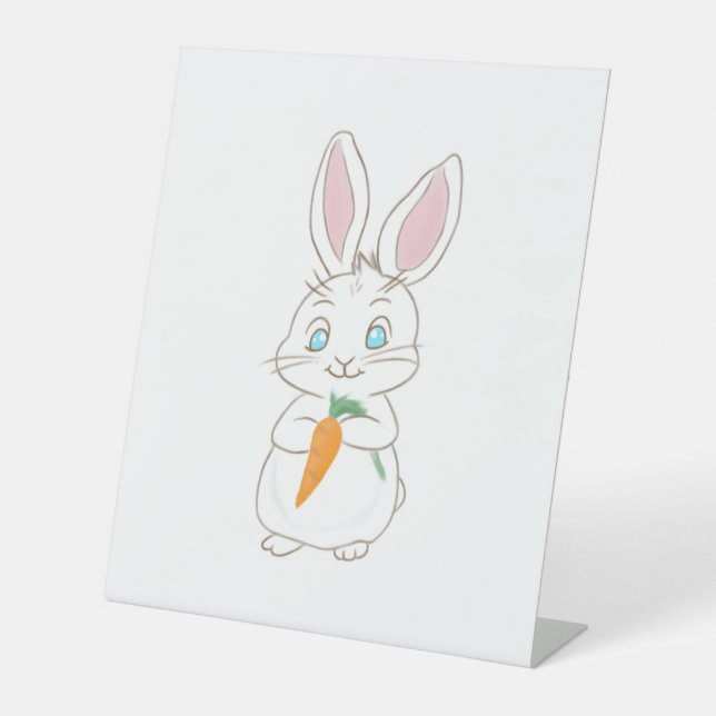 Peter Cottontail Sockelschild (Vorderseite)