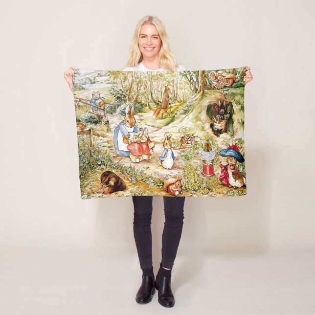 Peter das Kaninchen Fleecedecke (Beispiel)