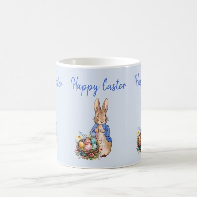 Peter das Kaninchen Gruß Ostern Kaffeetasse (Mittel)
