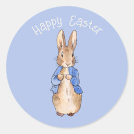 Peter das Kaninchen Gruß Ostern Runder Aufkleber