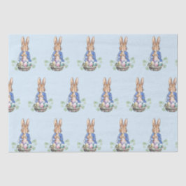 Peter das Kaninchen mit Ostereig-Korb Seidenpapier