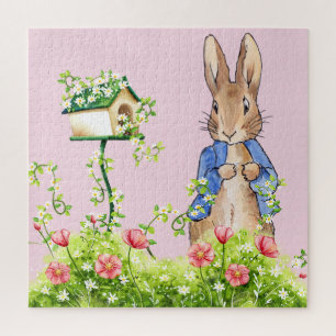 Peter der Hase in seinem Garten Puzzle