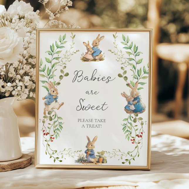 Peter der Kaninchen Botanische Babys sind süß Poster (Von Creator hochgeladen)