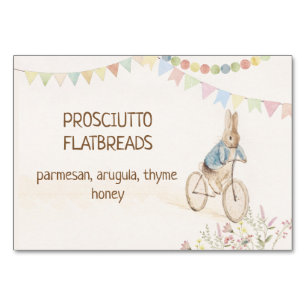 Peter der Kaninchen Bunny Gender Neutral Buffet Fo Tischnummer