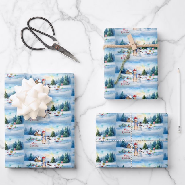 Peter der Kaninchen Ginger Brothaus Geschenkpapier Set (Vorderseite)