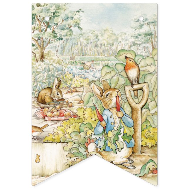 Peter der Kaninchen im Garten von Herrn Mc Gregor Wimpelkette (Erste Fahne)