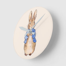 Peter der Kaninchen mit Beige Hintergrund