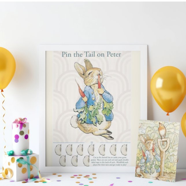 Peter der Kaninchen stecken im Schwanz auf dem Son Poster (Von Creator hochgeladen)