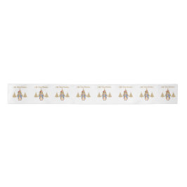 Peter der Kaninchen Weihnachtsmannmütze Erster Wei Satinband