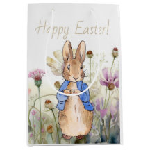 Peter der Kaninchen Wildblumen Glücklich Ostern