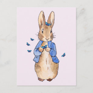 Peter der Kaninchenblüten Postkarte