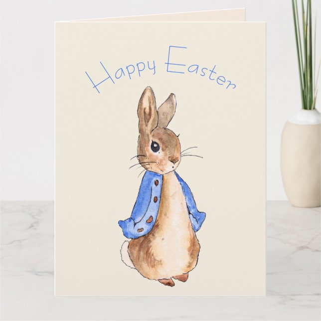 Peter der Osterhasen Karte (Vorderseite)