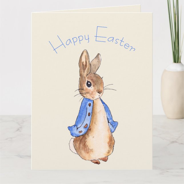 Peter der Osterhasen Karte (Vorderseite)